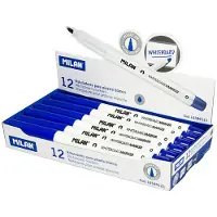 Milan Marqueur pour tableau blanc fin bleu (12 pièces) (12x)