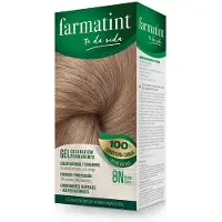 Farmatint Coloration permanente - - 8n Rubio Claro - Sans ammoniaque - Crème - Pour tous types de cheveux
