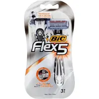 BIC Flex 5 Disposable Razors 3's 3 stk.