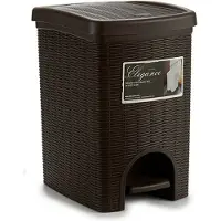 Stefanplast Poubelle Elégance Moka L, Poubelle, Marron