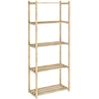 Astigarraga Etagère 5 tablettes à lattes 171x65x30cm nc-5-30