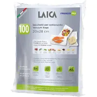 Laica Vacuum Packaging Bags 20x28 Cm 100 Units Clair