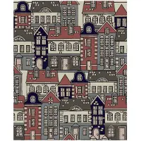 Things Home Trade Nappe TOWN 601 (140 x 140 cm) (140 x 140 cm)