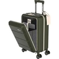 Onyx Valise 35 L, Bagage à main, Bagage Cabine, Poche frontale pratique, 55 cm, Olive