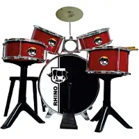 Reig Musicales Percursion Rhino Drums Red With Bancha 75x68x54 Cm Battery Rouge