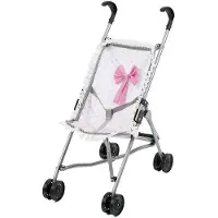 Generico Taps Chair Doll 56x45x26 Cm Argenté Enfants