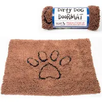 Dog Gone Smart Dirty Dog Door Mat Marron 79 x 51 cm