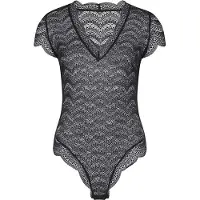 Simone Pérèle Body en dentelle semi-transparente Karma