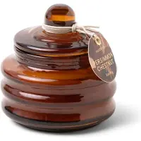 PADDYWAX Candela In Contenitore In Vetro Ambrato Profumo Castagno Kaki