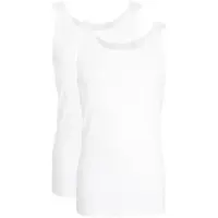 Götzburg Maillots de corps Homme Maillot de corps Paquet de 2 homme - Blanc - EU 3XL