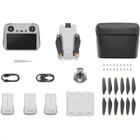 DJI Mini 3 Fly More Combo ( RC) 4 rotors Quadcopter 12 MP 3840 x 2160 pixels 2453 mAh Grey