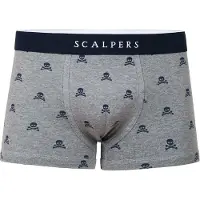 Scalpers Boxers bleu marine / gris chiné