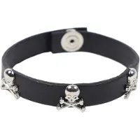 Scalpers Bracelet noir / argent