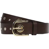 Scalpers Ceinture 'New Eyelet' chocolat / or