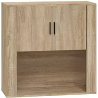 vidaXL Armoire murale Chêne sonoma 80x33x80 cm Bois d'ingénierie