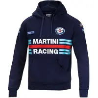 Sparco Martini-r Hoodie Bleu L Homme