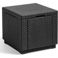 Big Buy Cooking Pouf de rangement Keter Cube Graphite 213816 422801