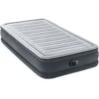 Intex 67766 Lit/matelas gonflable, lit de camping, avec pompe à air intégrée, 99 x 191 x 33 cm