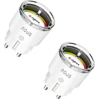 NOUS Lot de 2 Prises intelligentes Zigbee 3.0 - -A1Z-2