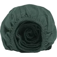 Yumeko - Drap-housse enfant - Jersey De Coton - 60x120x15 - Vert