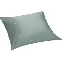 Yumeko - Taie d'oreiller - Satin De Coton - 50x60 - Vert