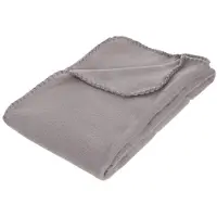 Paris Prix Plaid Polaire - Gris - 125x150 cm
