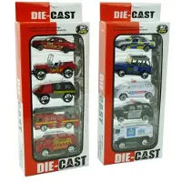 Aro Modèles réduits de voitures Diecast 1:64 Paquet de 5 pièces.