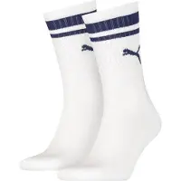 Puma Chaussettes unisexe Chaussettes Paquet de 2 homme - Blanc - 43 / 46