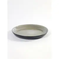 Serax Assiette de Service Serax Pure Tableware By Pascale Naessens Black Grey L 29,6 cm