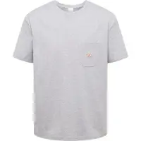 Nudie Jeans Leffe Short Sleeve T-shirt Gris L Homme