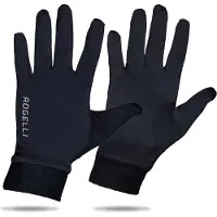 Rogelli Hommes, Gants, Gants de course adultes Oakland, noir, L, 083.006.L, Noir, (L)