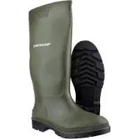 Dunlop Bottes de pluie unies Pricemastor pour adultes TL753 (47 EU/12 UK) (Vert)