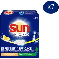 SUN Tablettes pour lave-vaisselle Classic Lemon - 420 pièces
