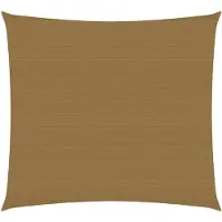 vidaXL Voile d'ombrage 160 g/m² Taupe 2x2 m PEHD