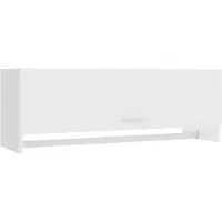 vidaXL Armoire blanche 100x32,5x35 cm Bois composite