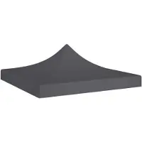 vidaXL Toit de tente de réception 2x2 m Anthracite 270 g/m
