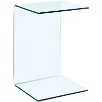 vidaXL Table d'appoint 40x40x60 cm Verre trempé
