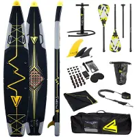 Yellowv Stand Up Paddle Board - aufblasbares SUP BOARD Heartbeat 14 "Niagara" - 426 cm - Touring de nuit