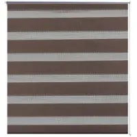 vidaXL Store enrouleur tamisant 70 x 120 cm marron