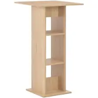 vidaXL Table de bar chêne brun 60x60x110 cm