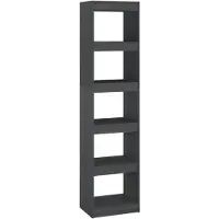 vidaXL Bibliothèque/Séparateur de pièce Gris 40x30x167,5 cm Pin massif