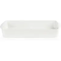 Olympia Plat à four rectangulaire blanc 32x17cm | 6 pièces