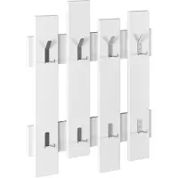 Kalune Design Woody Fashion Wall Hook | 100% Melamine Coated Board | Porte-manteau suspendu