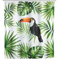 Wenko Rideau de douche - Toucan - 180 x 200 cm