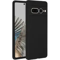 Accezz Coque Liquid Silicone Google Pixel 7 Pro - Noir