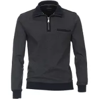 Casamoda Casual Regular Fit Troyer bleu,