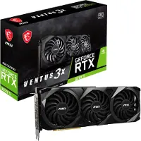 MSI Rtx 3070 Ti Ventus 3x Oc 8gb Gddr6 Graphic Card Noir