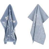 Bunzlau Castle Torchons de Cuisine Bunzlau Castle Wild Flowers Gris-Bleu-60 x 53 cm