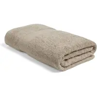 Yumeko Serviette de Bain Yumeko Taupe (100 x 150 cm)
