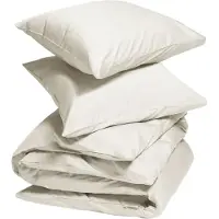 Yumeko - Parure de lit - Satin De Coton - 240x220 - Beige